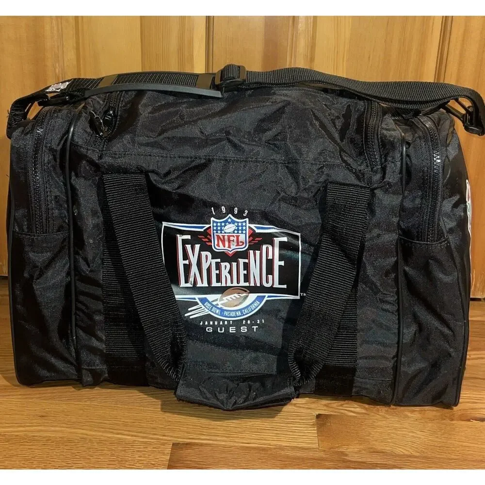 Vintage 1993 STARTER - SUPER BOWL XXVII DUFFLE BAG NFL COWBOYS vs. BILLS